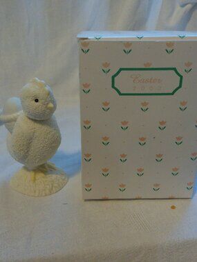 Dept. 56 Easter 2002 "EASTER CHICK & EGG" Large Bobble Head
